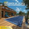 image20Ft x 40Ft Pool Cover for Inground Pools  Rectangle Winter Cover Inground Extra Thick Material and Durable Design Cold and UVResistance Easy Installation Navy Blue20 x 40 Feet