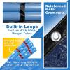 image20Ft x 40Ft Pool Cover for Inground Pools  Rectangle Winter Cover Inground Extra Thick Material and Durable Design Cold and UVResistance Easy Installation Navy Blue20 x 40 Feet