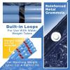 image20Ft x 40Ft Pool Cover for Inground Pools  Rectangle Winter Cover Inground Extra Thick Material and Durable Design Cold and UVResistance Easy Installation Navy Blue30 x 50 Feet