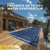 image20Ft x 40Ft Pool Cover for Inground Pools  Rectangle Winter Cover Inground Extra Thick Material and Durable Design Cold and UVResistance Easy Installation Navy Blue30 x 50 Feet