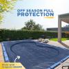image20Ft x 40Ft Pool Cover for Inground Pools  Rectangle Winter Cover Inground Extra Thick Material and Durable Design Cold and UVResistance Easy Installation Navy Blue30 x 50 Feet