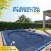 image20Ft x 40Ft Pool Cover for Inground Pools  Rectangle Winter Cover Inground Extra Thick Material and Durable Design Cold and UVResistance Easy Installation Navy Blue20 x 40 Feet