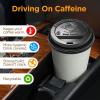 image500Pack Coffee Cup Lids  Disposable Coffee Lids for 10 12 16 20 ampamp 24 oz Paper Cups 8 oz Squat Cups Dome for ToGo Beverages Expresso Tea Hot Chocolate  Black500 Count