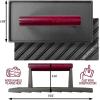 imageCast Iron Bacon Press 7quot Round ampamp Rectangle 8quotx4quot Cast Iron Grill Press  Meat Press for Bacon Steak Burgers and Sandwiches  NonStick Griddle Press with CoolTouch Wood HandleBlack Set