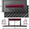 imageCast Iron Bacon Press 7quot Round ampamp Rectangle 8quotx4quot Cast Iron Grill Press  Meat Press for Bacon Steak Burgers and Sandwiches  NonStick Griddle Press with CoolTouch Wood HandleBlack Classic