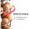 imageEgg Holder Countertop Egg Baskets For Fresh Eggs Egg Dispenser Fresh Egg Holder Countertop  3 Dozen Eggs  NonSlip Base Countertop Egg Holder for Fresh Eggs