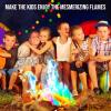 imageFire Dazzle Fire Color Changing Packets for Fire Pit  12 Pack Color Packets Flame Changer for Fire Pit and Campfires  Camping Games Accessories for Kids and Adults5 Pack
