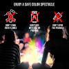 imageFire Dazzle Fire Color Changing Packets for Fire Pit  12 Pack Color Packets Flame Changer for Fire Pit and Campfires  Camping Games Accessories for Kids and Adults50 Pack
