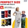 imagePotato Sack Race Bags  Yard Games  Durable Interwoven Plastic  Fun Meme Designs  Family Games For Kids And Adults  Party Supplies  Easter BBQ Picnic Holiday  Set Of 8  23 x 40
