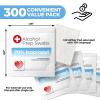 imageSharps Container Sharps Containers for Home Use Needle Disposal Containers  2 Quart 3 Pack with 300 Alcohol Prep Pads Alcohol Wipes Individually Wrapped