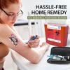 imageSharps Container for Home Use and Professional  5 Quart 2 Pack Large Sharps Container Needle Disposal Touch Free Rotating Lid