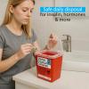 imageSharps Containers for Home Use 2 Gallon 3Pack  Needle Disposal Professional Grade Biohazard Containers