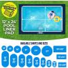 imageShop Square 12Foot Pool Liner Pad for Above Ground Pools  Under Pool Padding Above Ground Pool Pad Puncture Protection Extend Liner Life Durable Geotextile MaterialRectangle