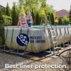imageShop Square 12Foot Pool Liner Pad for Above Ground Pools  Under Pool Padding Above Ground Pool Pad Puncture Protection Extend Liner Life Durable Geotextile MaterialRectangle