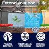 imageShop Square 12Foot Pool Liner Pad for Above Ground Pools  Under Pool Padding Above Ground Pool Pad Puncture Protection Extend Liner Life Durable Geotextile MaterialOval