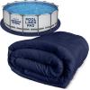 imageShop Square 12Foot Pool Liner Pad for Above Ground Pools  Under Pool Padding Above Ground Pool Pad Puncture Protection Extend Liner Life Durable Geotextile MaterialRound