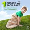 imageShop Square Potato Sack Race Bags 23x40  Set of 6 Fun Burlap Sacks for Kids ampamp Adults Perfect for Field Day BBQs Picnics Parties ampamp MorePack of 4 Bundle