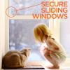 imageSliding Glass Door Lock for Home Safety  4 Pack Sliding Patio Door Locks Child Safety Slide Window Stopper Extra Strong Adhesive