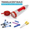 imageSmall Sharps Containers Travel Sharps Container Transportable Sharps Container with Locking Mechanism Professional Grade Mini Sharps Container  6 Count6 Pack