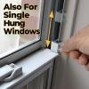imageWindow Locks 10 Pack for Vertical and Horizontal Windows Sliding Window Locks Adjustable Aluminum Stoppers NoDrill Install Fits Tracks up to 316quot WideSmall