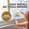 imageWindow Locks 15 Pack for Vertical and Horizontal Windows Sliding Locks Adjustable Aluminum Stoppers Window Security NoDrill Install Fits Tracks up to 316quot WideLarge