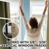 imageWindow Locks 15 Pack for Vertical and Horizontal Windows Sliding Locks Adjustable Aluminum Stoppers Window Security NoDrill Install Fits Tracks up to 316quot WideLarge