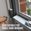 imageWindow Locks 4 Pack for Horizontal and Vertical Sliding Windows  Child Proof Security Stoppers Safety Locks for Home and Patio BlackSliding Window Lock  Black