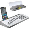 imageDesktop Dry Erase Board  Glass Erase Board  Black Desk Computer Buddy  Home Office ampamp Studying Essentials  Phone ampamp Tablet Slot Storage Compartment  Includes 4 Markers 1 EraserGrey