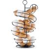 imageFresh Egg Holder Countertop Egg Skelter Spiral Egg Holder with Storage Basket Chicken Egg Holder Large Capacity Egg Storage for Kitchen Holds Up to 3 Dozen Eggs