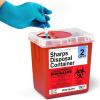 imageSharps Container Sharps Containers for Home Use Needle Disposal Containers Sharps Disposal Container Biohazard Containers Small Sharps Container  2 Quart