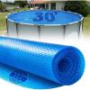 imageShop Square 30 Foot Round Solar Cover for Inground and Above Ground Pools 8 Mil  Premium Heavy Duty Solar Blanket for Above Ground Pool Blue  Made in USA