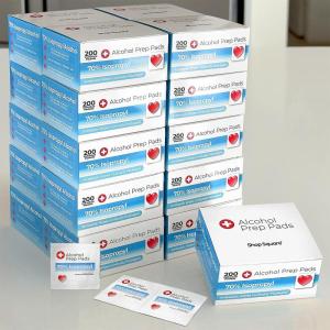 imageAlcohol Wipes individually Wrapped  300 Pack Isopropyl Alcohol Wipes Alcohol Prep Pads Great for Home Medical and First Aid Kits Individually Wrapped Swabs4000 Count