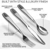 imageWeighted Utensils for Hand Tremors and Parkinsons Patients  4 Piece Set Weighted Silverware for Elderly Arthritis Weak Hand Grip  Convenient Travel Bag Stainless Steel 7 Oz3 Piece Set