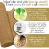 image40quot x75 Feet Gardening Burlap Fabric Roll  Burlap Tree Wrap Weed Barrier Erosion Control Aisle Runner Multipurpose Natural Jute Fabric High Density Material