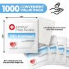imageSharps Container Sharps Containers for Home Use Needle Disposal Containers  1 Quart with 1000 Alcohol Prep Pads Alcohol Wipes Individually Wrapped