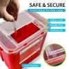 imageSharps Container Sharps Containers for Home Use Needle Disposal Containers  2 Gallon 2 Pack with 300 Alcohol Prep Pads Alcohol Wipes Individually Wrapped