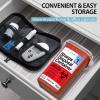 imageSharps Containers for Home Use  1 Quart 3Pack Biohazard Syringe and Needle Disposal Containers  Small Sharps Box for Travel and Professional Use