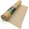 image40quotx150 Feet Gardening Burlap Fabric Roll  Burlap Tree Wrap Weed Barrier Erosion Control Aisle Runner Multipurpose Natural Fabric High Density Jute Fiber Material