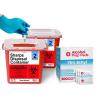 imageSharps Container Sharps Containers for Home Use Needle Disposal Containers  2 Gallon 2 Pack with 300 Alcohol Prep Pads Alcohol Wipes Individually Wrapped