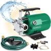 imageWater Transfer Pump 115V 330 Gallon Per Hour  Portable Electric Pump with 6 Hose Kit Remove Water From Pools Rain Barrel AquariumsPump Without Switch