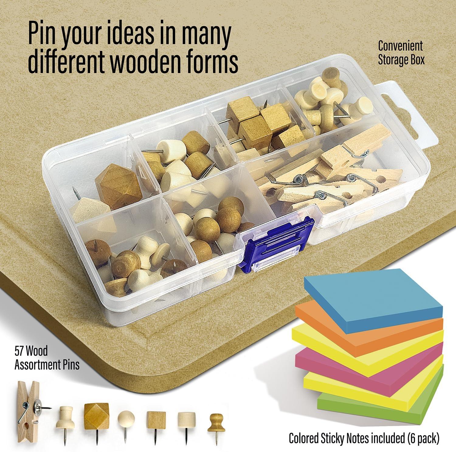 imageLarge Bulletin Board 60 x 36 Inches  Foldable Felt Bulletin Board for Wall Cork Board Alternative with 100 Color Pins ampamp 12 Note Pads Vision Board  BlackKhaki